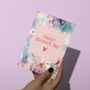 Happy Mother's Day Card In Blurred Floral, thumbnail 2 of 4