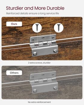 Storage Bench With Two Hinges For Hallway And Bedroom, 7 of 11