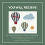 Cute Hot Air Balloon Wall Stickers, thumbnail 3 of 6