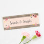 Berry Floral Chalkboard Wedding Invitations, thumbnail 6 of 8