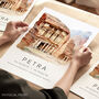 Petra Jordan Travel Landmark Art Prints, thumbnail 1 of 7