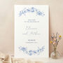 Farmhouse Blue Wedding Welcome Sign, thumbnail 1 of 3