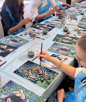 Yin Yang Koi Acrylic Painting Kit With Video Tutorial, 5 of 10