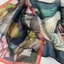 Luxe 100% Silk Scarves Various Sizes And Styles, thumbnail 9 of 12