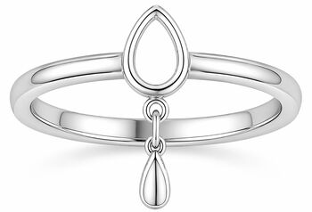 Petal Drop Ring With Drip, 2 of 6