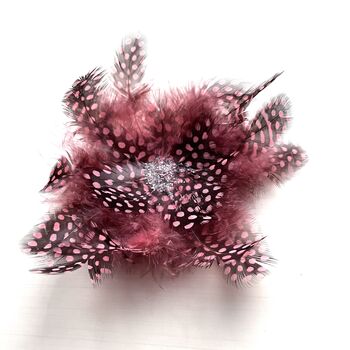 Large Silk Feather Corsage, 11 of 11