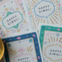 Set Of Four Hand Finished Sparkly Diwali Cards, thumbnail 3 of 7