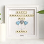 Baby Boy Happy Christening Day Personalised Gift Frame, thumbnail 3 of 8