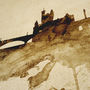 Aberdeen Skyline Cityscape Vintage Art Print, thumbnail 4 of 5