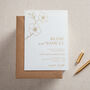 Blossom Foiled Wedding Invitation, thumbnail 1 of 2