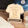 Football Shirt Birthday Money Voucher Holder Gift Card, thumbnail 2 of 2