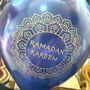 Ramadan Kareem Party Balloons 10pk Blue And Gold, thumbnail 2 of 2