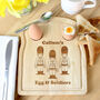 Personalised Soldiers Egg And Toast Board, thumbnail 1 of 2