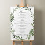 Foliage Wedding Cake Menu Sign 'Alethea', thumbnail 6 of 9