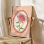 Peony Floral Art Print Pink, thumbnail 3 of 5