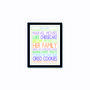 Personalised 'Favourite Things' Framed Print: Pastels, thumbnail 2 of 6