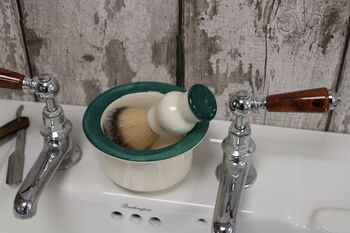 Shaving Bowl Soap And Brush Gift Set, 4 of 6
