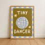 Tiny Dancer Discoball Kids Nursery Print, thumbnail 3 of 6