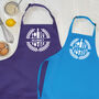 Mum And Child Matching Aprons With Baking Utensil Motif, thumbnail 1 of 3
