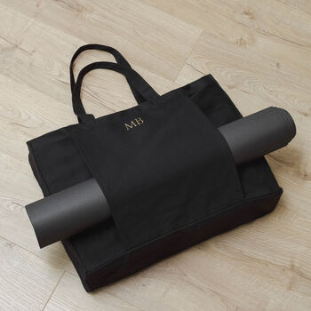 Personalised Monogram Yoga Tote Bag, 3 of 8