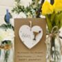 Personalised Friend Birthday Card Wooden Prosecco Gift, thumbnail 2 of 4
