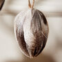 Set Of Three Hanging Eggs With Feathers, thumbnail 6 of 6