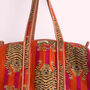 Pink Tiger Print Weekend Duffle Bag, thumbnail 4 of 4