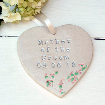 Mother Of The Groom Hanging Heart, 4 of 7