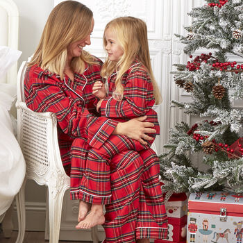 Mum And Child Personalised Tartan Pj's *Special Offer*, 4 of 8