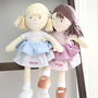 Babies' Personalised Cotton Rag Doll, thumbnail 1 of 10
