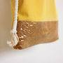 Ombre Denim + Cork Leather Rope Bag, thumbnail 4 of 6