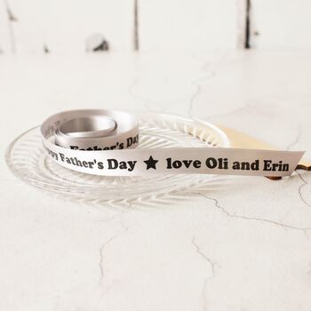 Personalised Ribbon, Happy Father's Day, 15mm, 6 of 7