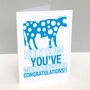 Holy Cow You've Moooved Moving Card, thumbnail 3 of 4