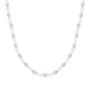 Mens Pearl Necklace Baroque Shell Pearl Chain Necklace, thumbnail 4 of 8