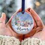 Personalised Baby's First Christmas Ceramic Decoration, thumbnail 4 of 6