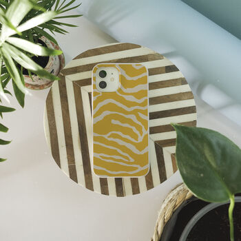 Yellow Tiger Eco Friendly, Biodegradable Phone Case, 7 of 8