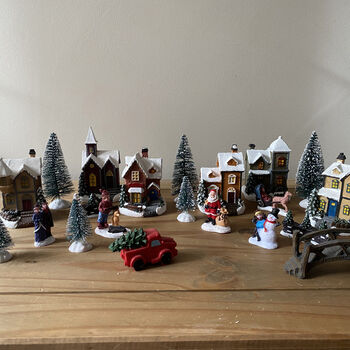 Christmas Village Scene For Windowsills Or Mantlepieces, 5 of 9