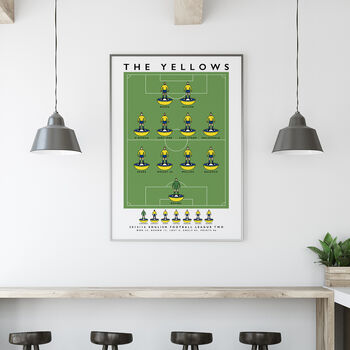 Oxford United The Yellows 15/16 Poster, 4 of 8