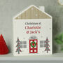 Personalised Christmas Wooden House Ornament, thumbnail 1 of 3