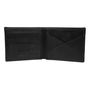 Personalised Leather Wallet In Ebony Black, thumbnail 4 of 7