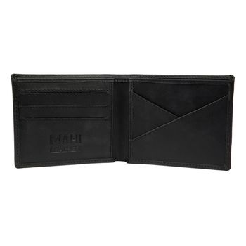 Personalised Leather Wallet In Ebony Black, 4 of 7