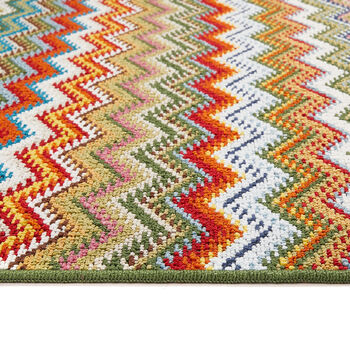 My Stain Resistant Candy Multi Green Zig Zag, 5 of 7