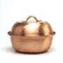 Solid Copper Mixing Bowl With Lid, Two Pieces, thumbnail 2 of 9