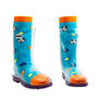 Squelch Transparent Wellies And Three Sock Set Sport, thumbnail 7 of 7