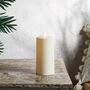 Trio Of Outdoor LED Chapel Candles, thumbnail 2 of 5
