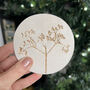Gold Wild Flower Ceramic Coasters, thumbnail 2 of 9