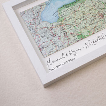 Personalised Map Landscape Location Print, 4 of 4