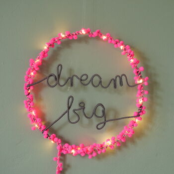 Dream Big Fairy Light Decoration, Gift For New Baby, 2 of 8