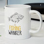 Novelty Funny And Rude 'Fish Wanker' Gift Mug, Fisherman Dad Birthday Present, thumbnail 1 of 4