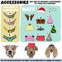 Personalised American Pitbull Dog Portrait Stickers, thumbnail 5 of 10